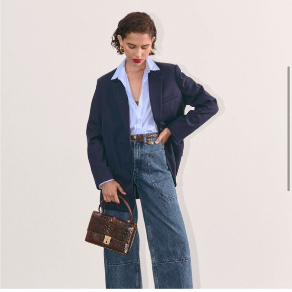 Everlane Women's Way-High® Gardener Cropped Jean in Diamond Stone, Size 25 - Picture 2 of 10